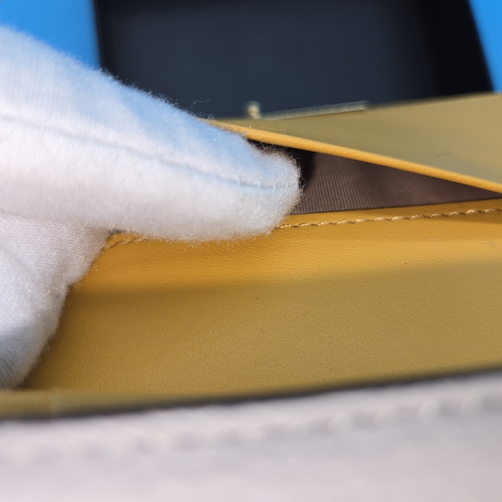 MCM Navy and Beige Leather Wallet - Picture 7 of 11